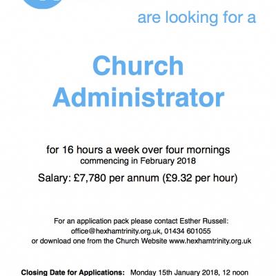 Administrator Advert